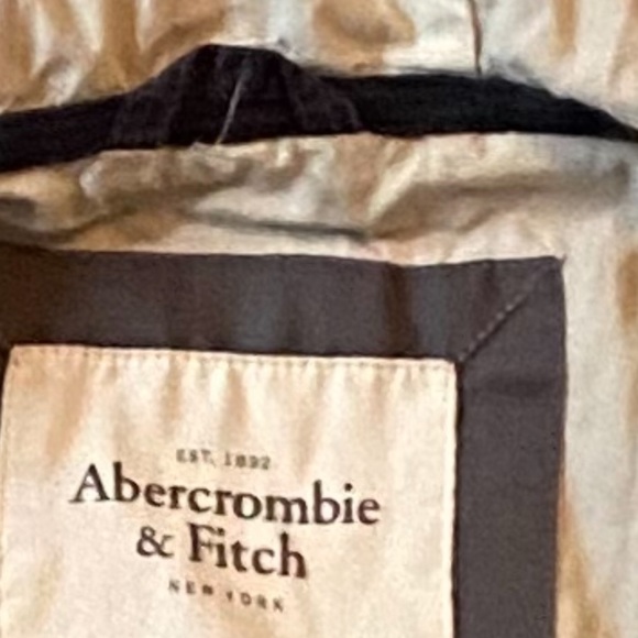 Abercrombie & Fitch Cotton Navy Hooded Vintage Utility Jacket Size XS - Picture 5 of 10